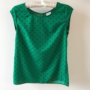🍀Kelly Green Short Sleeve Blouse🍀